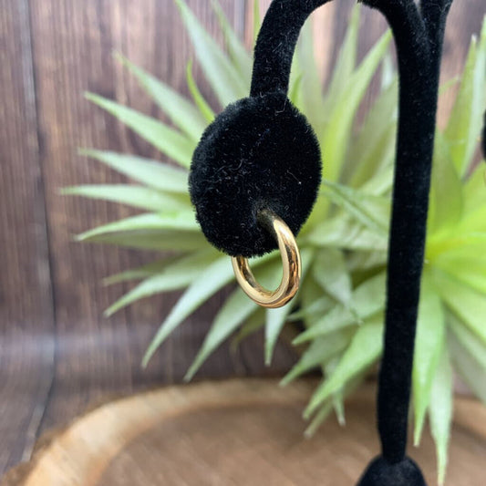 14kt YG Hoop Earrings