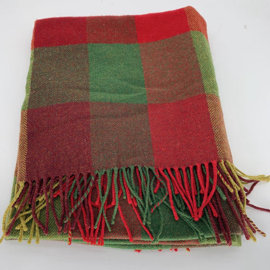Foxford Plaid Throw