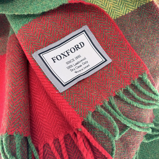 Foxford Plaid Throw