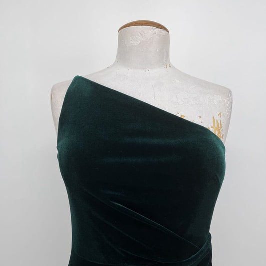 Jenny Yoo Velour One Shldr Gown