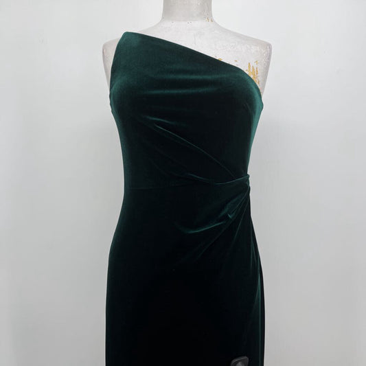 Jenny Yoo Velour One Shldr Gown
