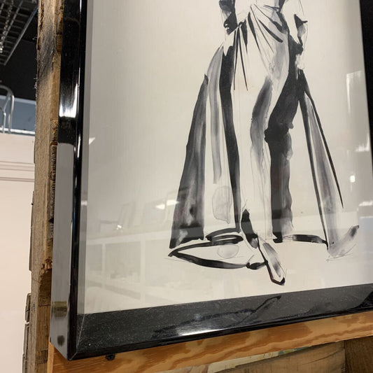 Framed Woman's Sketch