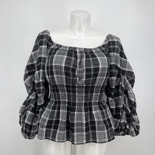 Sugar Lips L/s Plaid Shirt