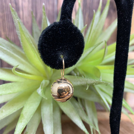 14k YG Ball Earrings