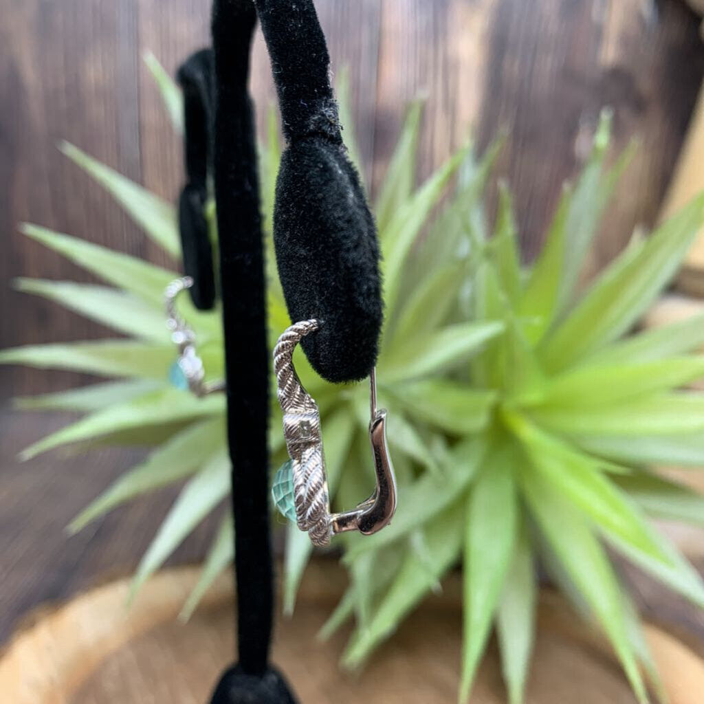 Judith Ripka Sterling Gem Earrings
