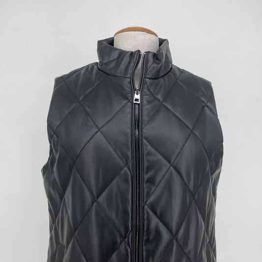 Chicos faux leather Vest