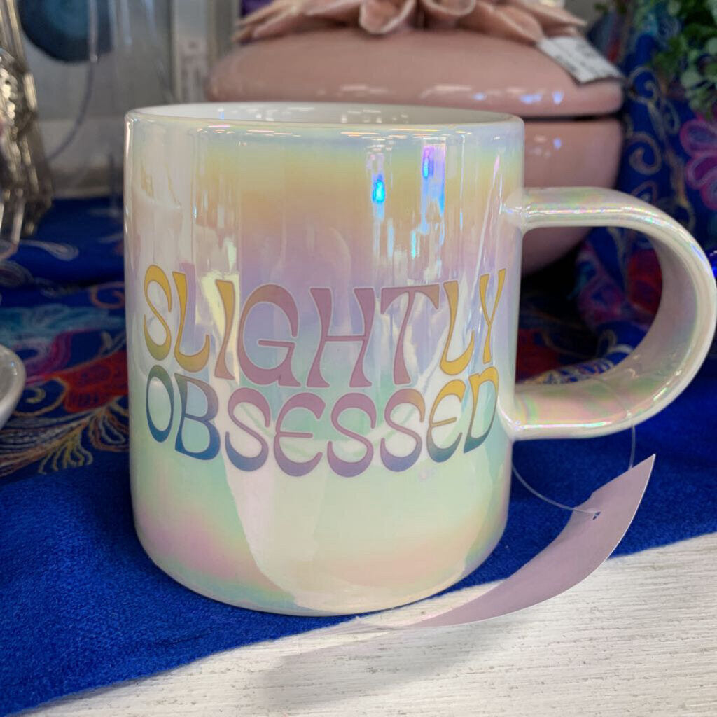 Slightly Obsessed Holographic Mug