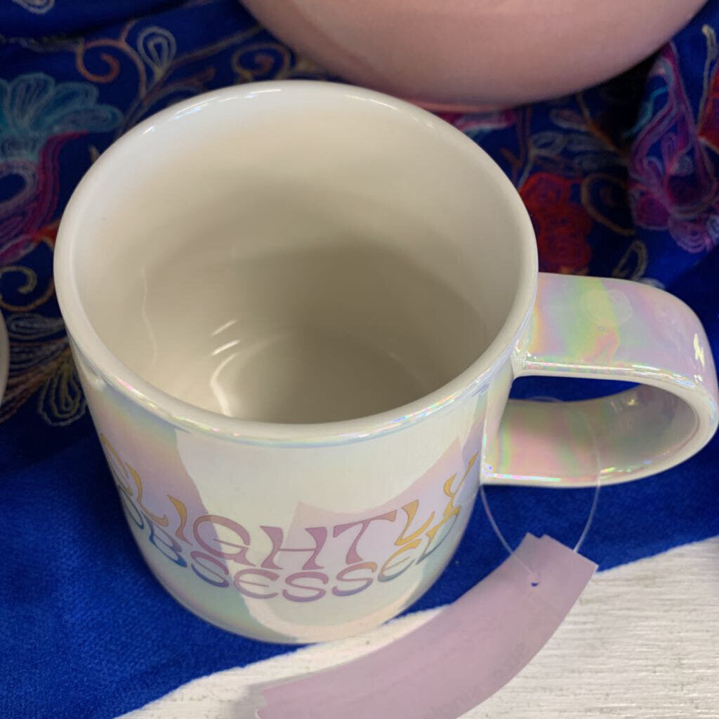Slightly Obsessed Holographic Mug