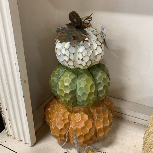 Tiered Carved Pumpkin