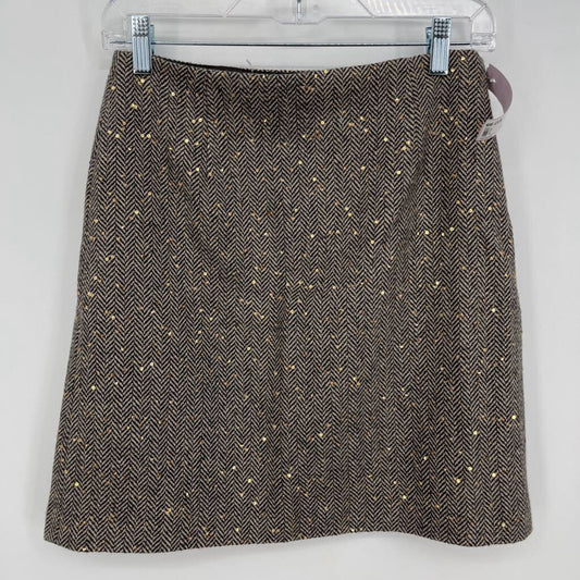 Loft Herringbone Skirt