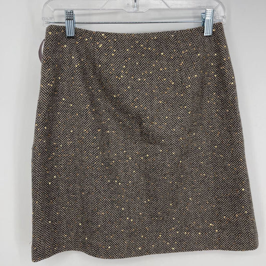 Loft Herringbone Skirt