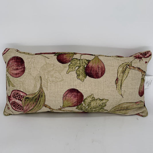 Fig Linen Throw Pillow