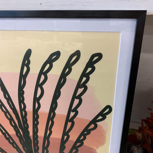 Framed Potted Plant Print