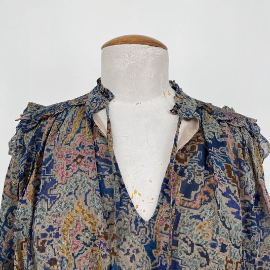 Anthropologie Floral Sweatshirt