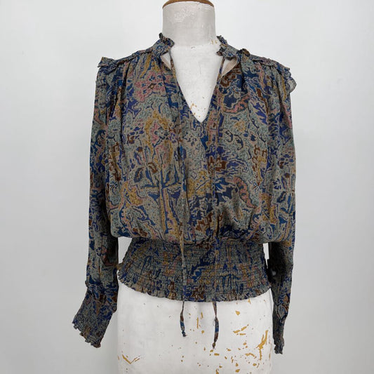 Anthropologie Floral Sweatshirt