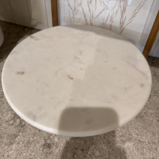 Marble/Wood Cake Stand
