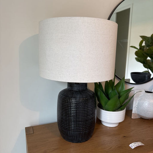 Dimpled Square Pattern Lamp