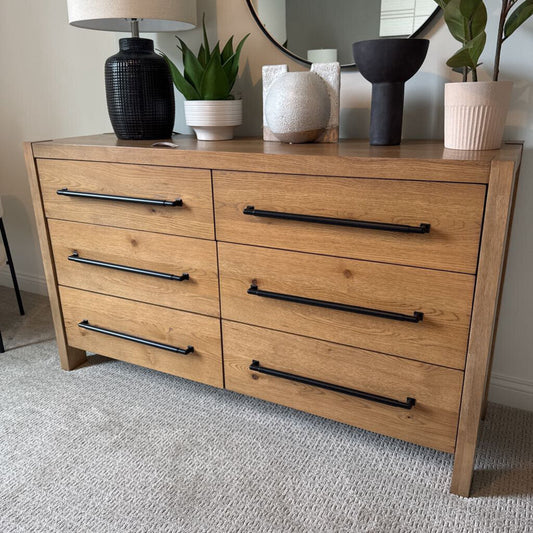 Shun Wood 6 Drawer Dresser