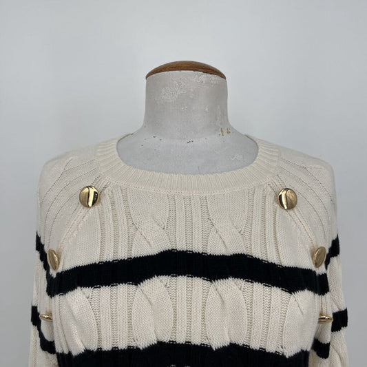 Talbots L/s Stripe Sweater