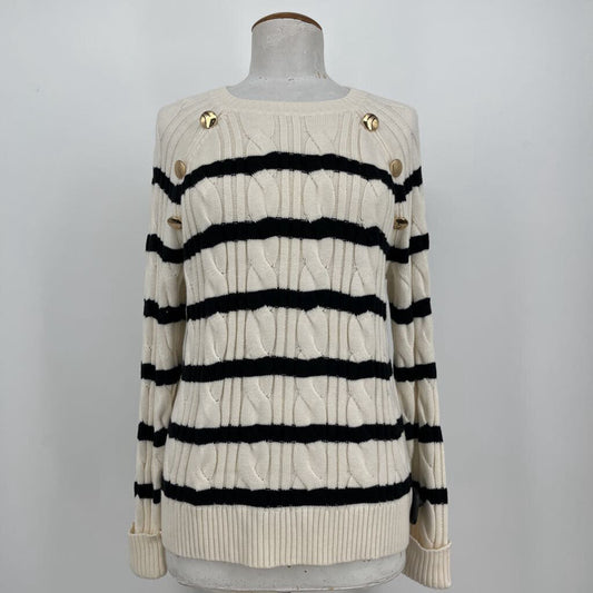 Talbots L/s Stripe Sweater