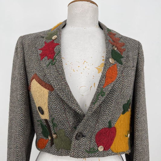 Lattitudes Cropped Wool Jacket