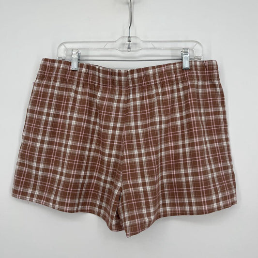 Celebrity Pink Plaid Sleep Shorts