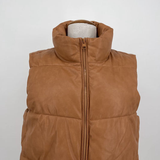 Avec Les Filles Faux Leather Vest