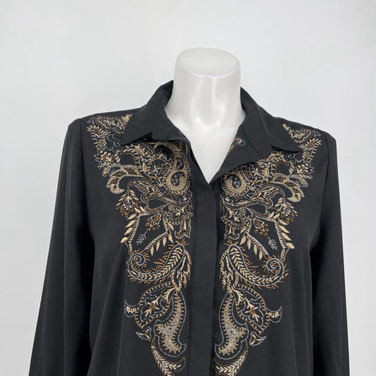 Chicos L/s Embroidered Tunic