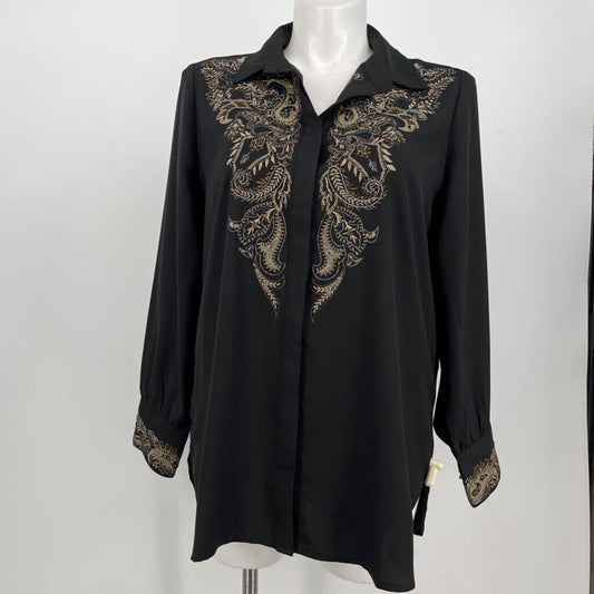 Chicos L/s Embroidered Tunic