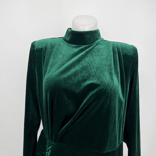 Eloquii L/s Velour Dress
