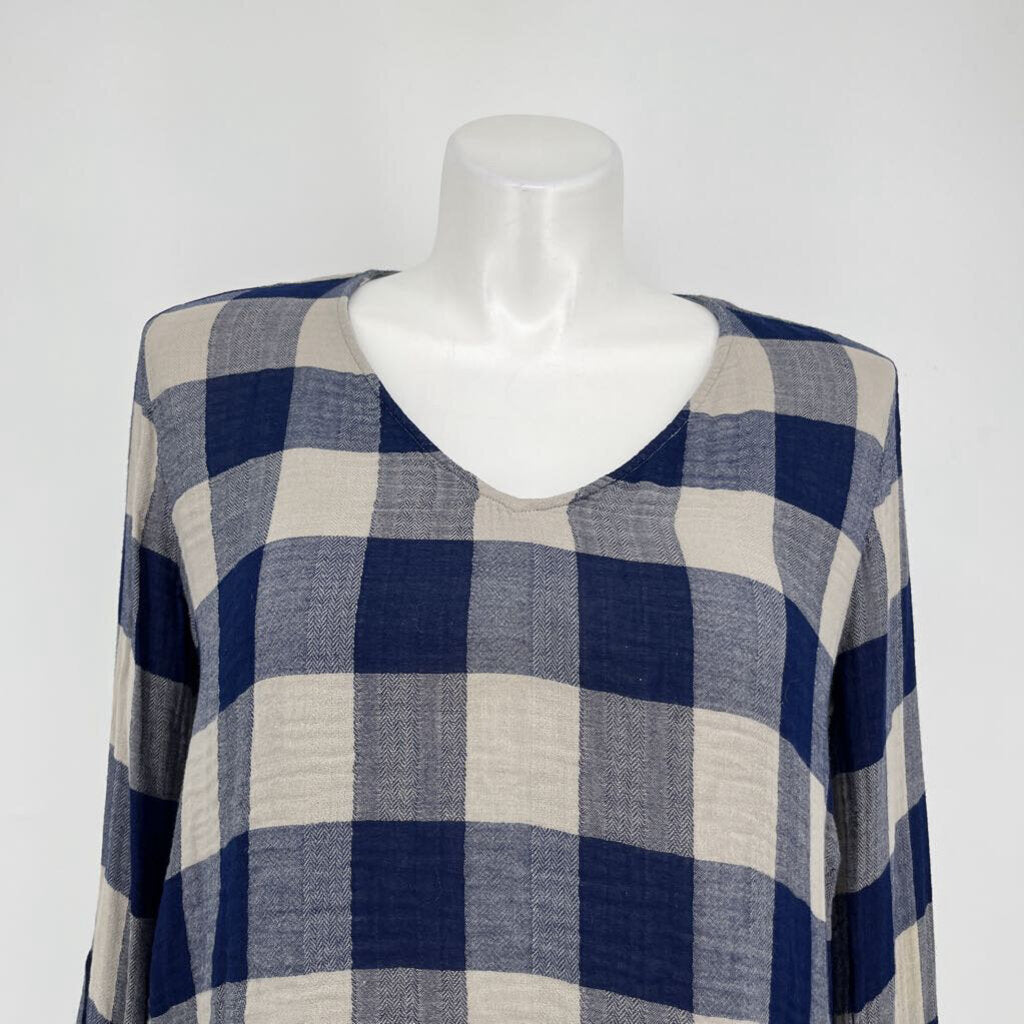 Cloth & Stone L/s Checked Shirt