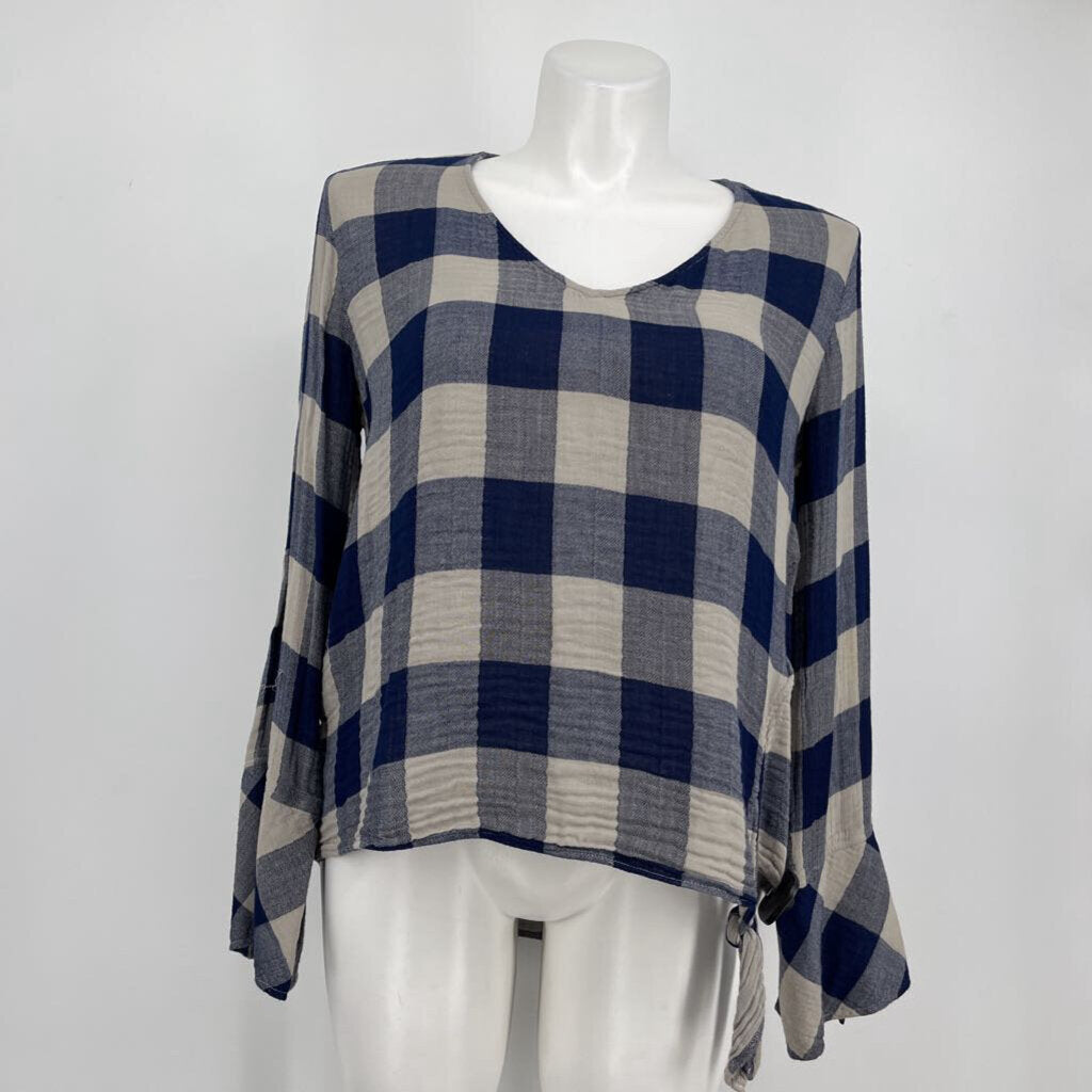 Cloth & Stone L/s Checked Shirt