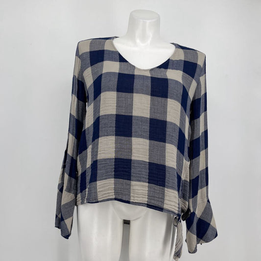 Cloth & Stone L/s Checked Shirt