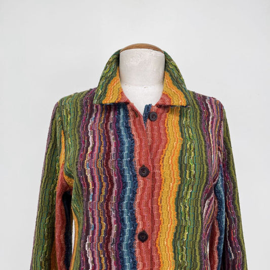 MB Marble Knit Stripe Jacket
