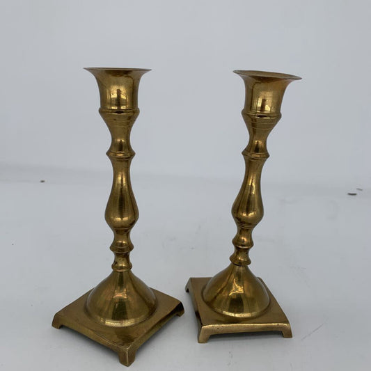 Brass Candlestick Set