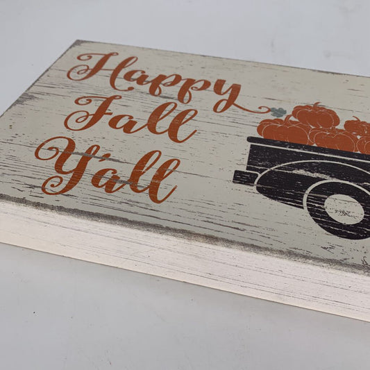 Happy Fall Y'all Sign