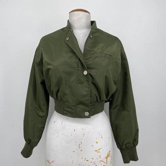 Pilcro Nylon Bomber Jacket