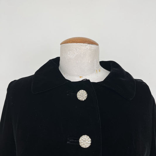 Long Velvet Theater Coat AS IS