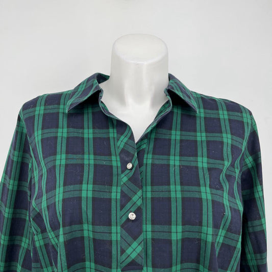 Talbots L/s Plaid Shirt