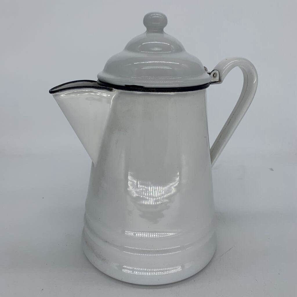 Distressed Metal Coffee Pot