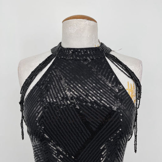 Miss Ord Long Sequened Dress