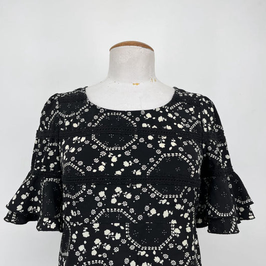 Free People S/s Floral Mini Dress