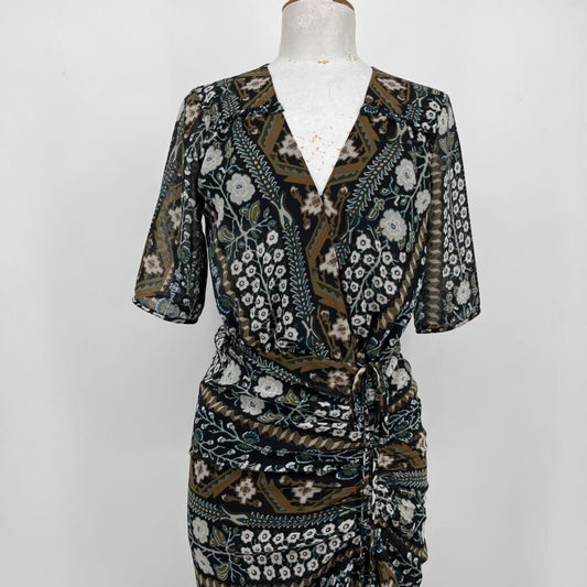 Veronica Beard S/s Floral Maxi Dress AS IS