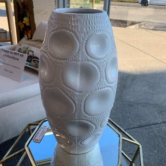 Dimpled Standing Vase