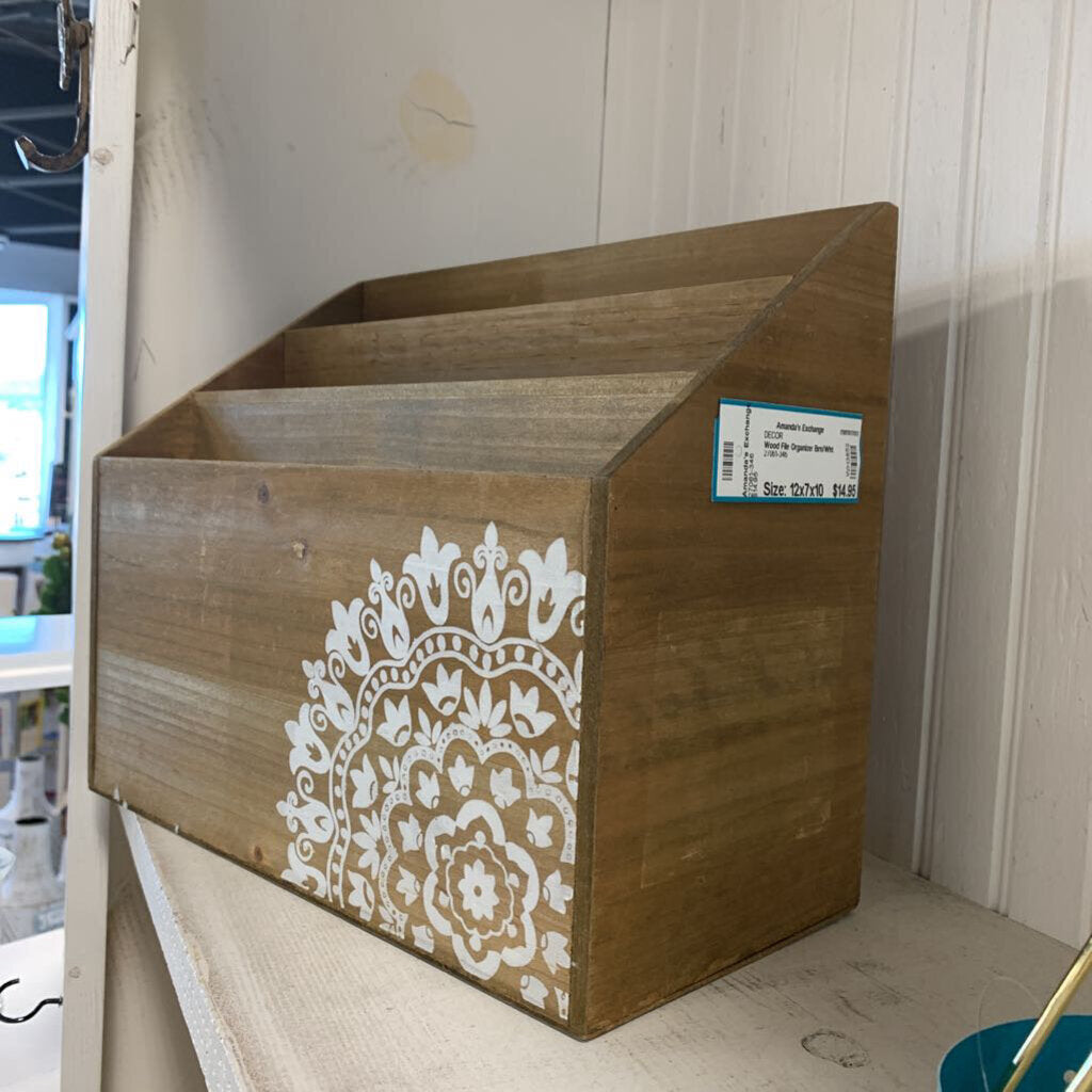 Wood File Organizer