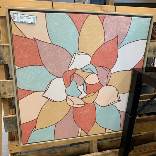 Framed Flower Print