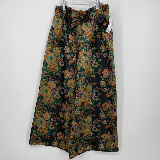 Anthropologie Floral Brocade Pants
