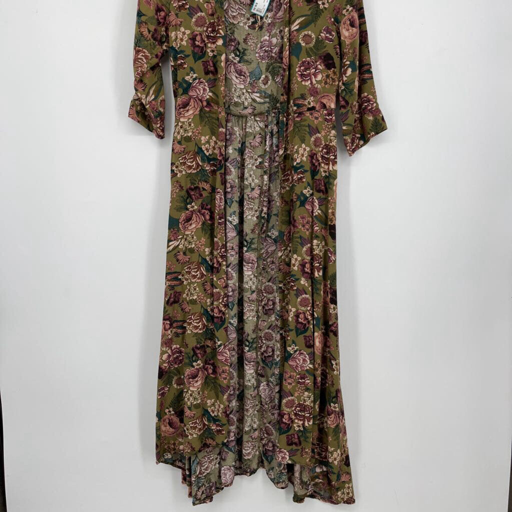 Mia Joy L/s Floral Kimono