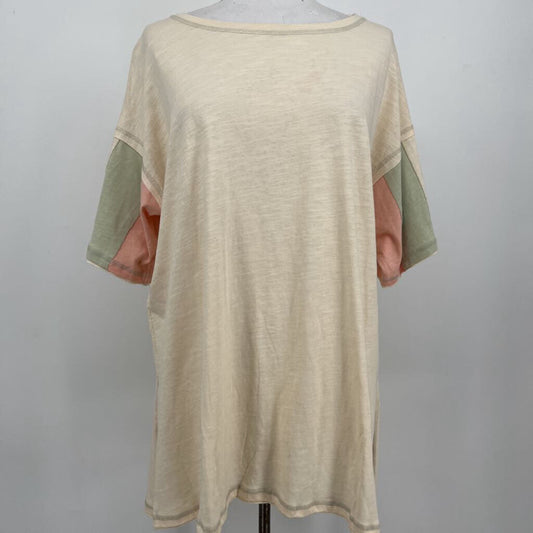 Easel S/stripe Slv Tee Shirt