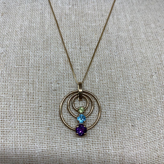 14k Gem Pendant